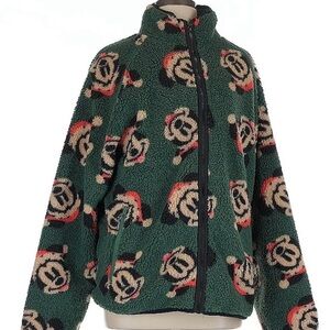 Disney Parks Santa Mickey Fleece Jacket